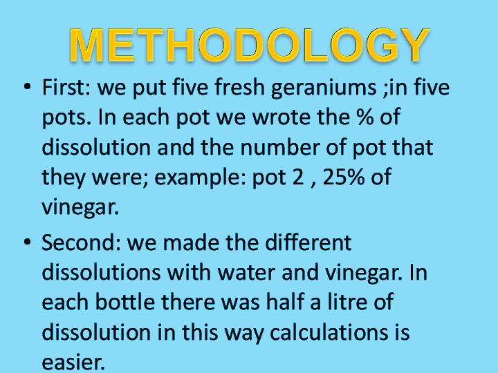 Methodology of acid rain